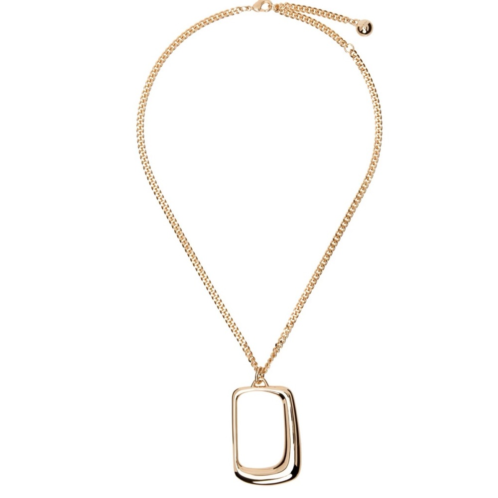NEW- Jacquemus Gold Le collier Ovalo- Necklace - Never Worn